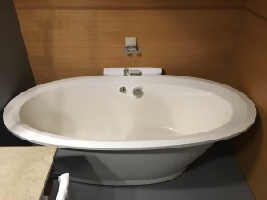 Relaxing at the hotel