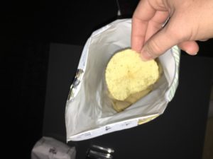 Chip at bottom of bag. Incredible.